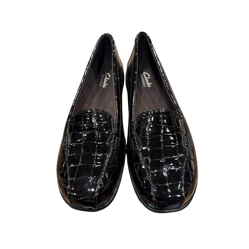 Clark's Collection Patenet leather shoes - black - SZ 8.5 - Picture 2 of 4